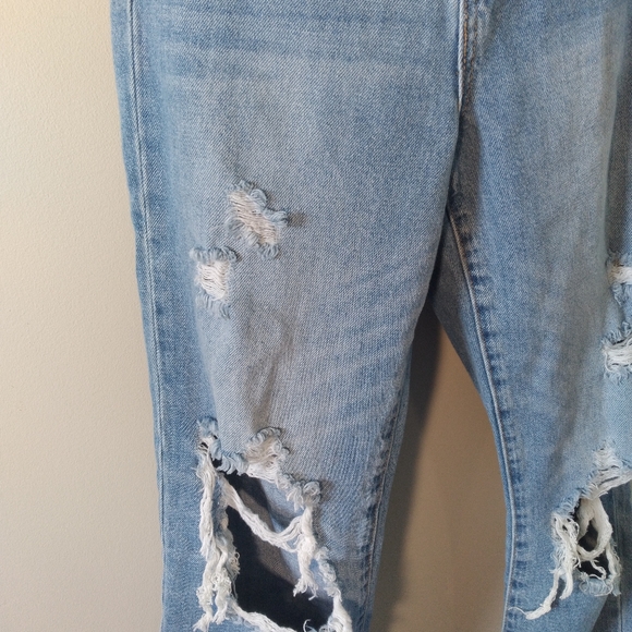 BLANKNYC THE BAXTER RIBCAGE STRAIGHT LEG CROP BUTTON FLY RIPPED JEANS NWT - Picture 5 of 12